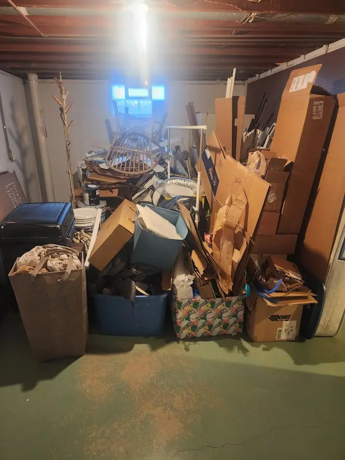 Roll-off dumpster container at job site for 20 Yard Dumpster Rental in Upper Southampton